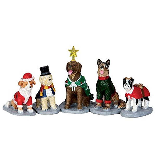 CANI VESTITI - COSTUMED CANINES SET DA 5