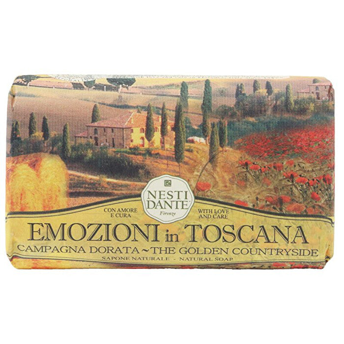 SAPONE VEGETALE EMOZIONI TOSCANA LA CAMPAGNA DORATA 250GR