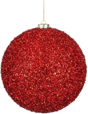 Mica Decorations Pallina di Natale in plastica D20 cm, rosso