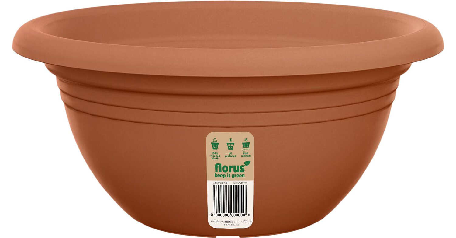 VASO CIOTOLA MEDITERRAN BOWL 30CM TERRACOTTA