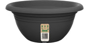 VASO TONDO MEDITERRAN BOWL 40CM ANTRACITE