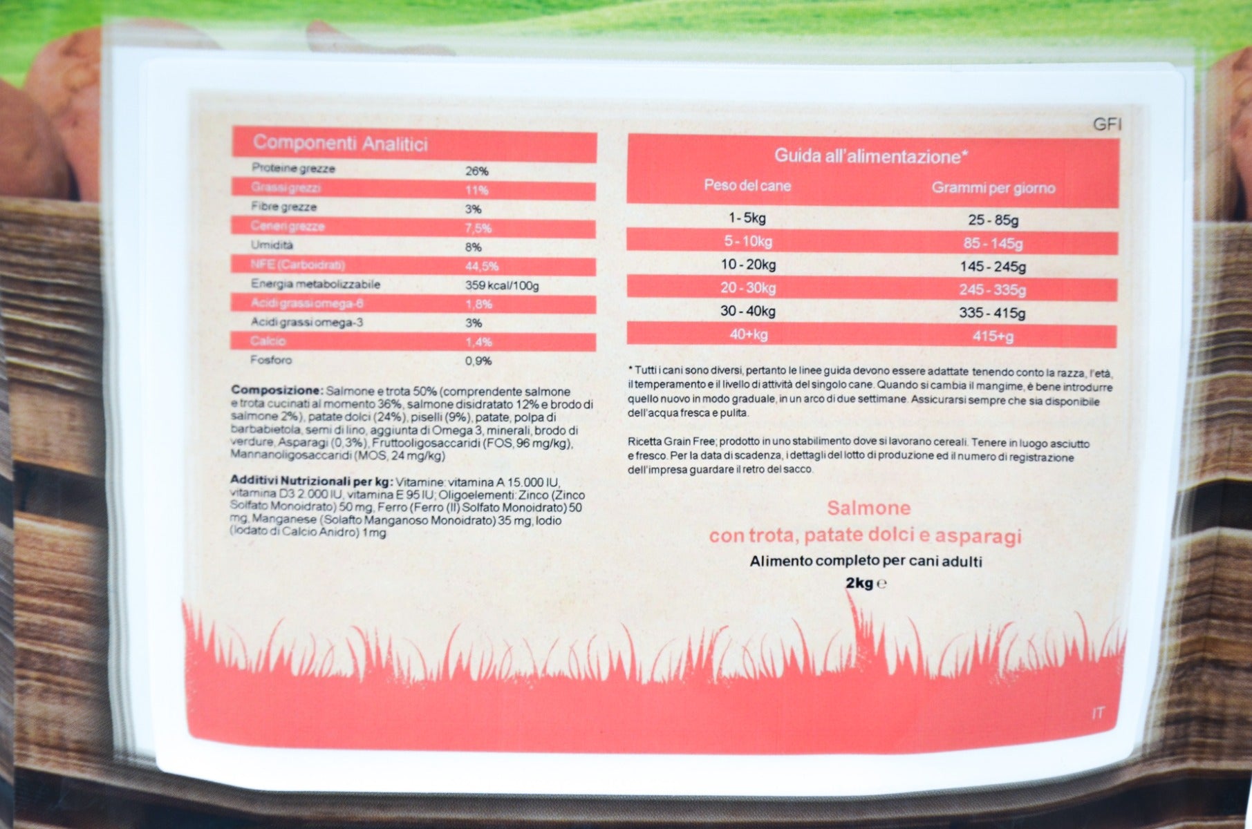 CROCCHETTE PERAGA GRAIN FREE PER CANE ADULTO 2KG SALMONE
