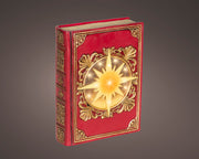 Libro LED in polyresin 6,5 x 16,5 x 22 cm rosso Peraga Christmas