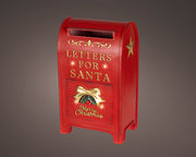 Cassetta delle lettere LED in polyresin 20,5 x 27 x 45 cm multicolore Peraga Christmas