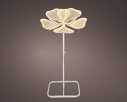 Fiore LED in tessuto 60 x 60 x 152 cm bianco Peraga Christmas