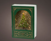 Libro LED water spinner 7 x 17 x 23,5 cm verde Peraga Christmas
