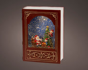 Libro LED water spinner 7 x 17 x 23,5 cm rosso Peraga Christmas
