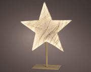 Stella LED in tessuto 11 x 38 x 50 cm bianco Peraga Christmas