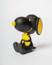 BLOGO Statuetta Snoopy Woodstock Nero 7x10,7xH12cm