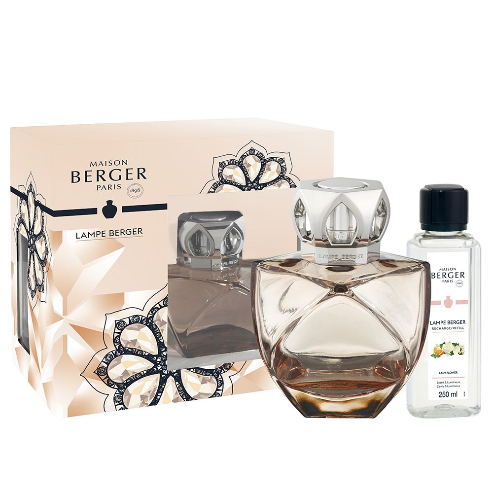 Lampe Berger - Cofanetto ETERNITY Nude + 250ml Lady Flower
