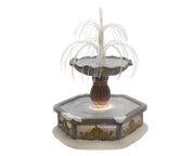 Fontana LED in polyresin 10 x 9 x 16 cm marrone Peraga Christmas