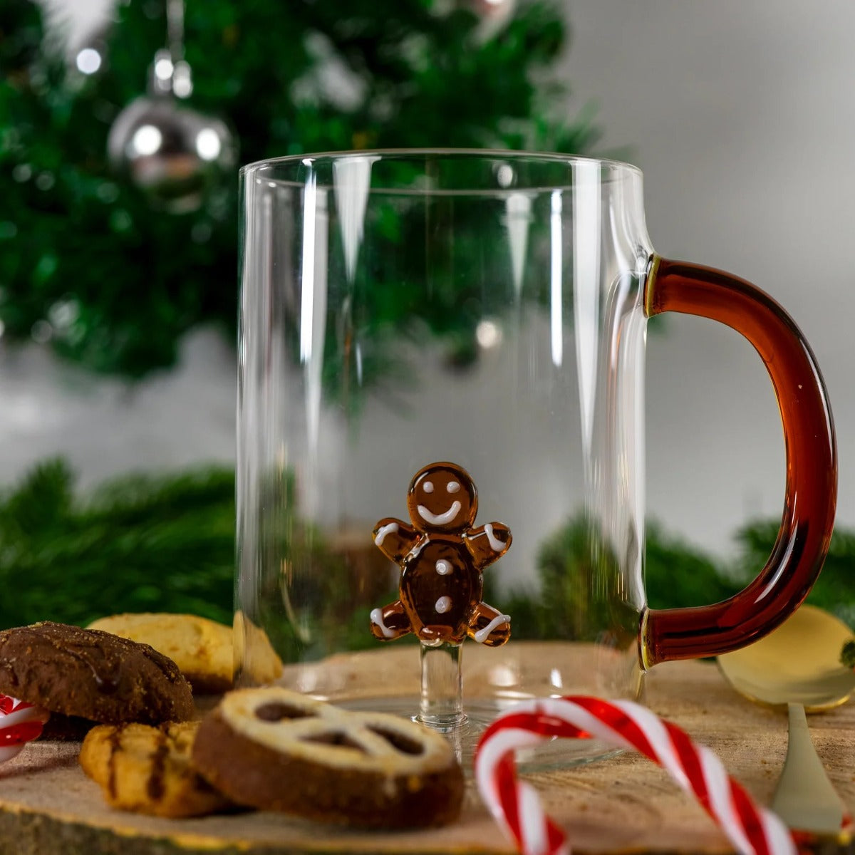 TAZZA IN VETRO BOROSILICATO 420ML PAN DI ZENZERO