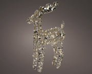 Renna micro LED in PET 13 x 37 x 66 cm oro Peraga Christmas