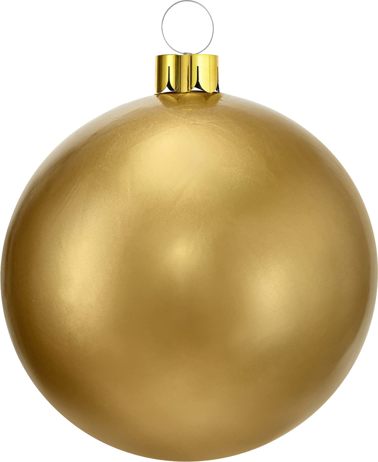 PALLINA DI NATALE GONFIABILE 65CM ORO