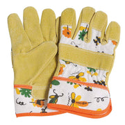 GUANTO DA GIARDINO BIMBO IN COTONE E PELLE TAGLIA S