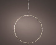 Cornice luminosa 160 LED, diametro 75 cm, luce bianco caldo.