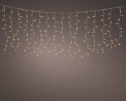 Tenda luminosa LED 200 x 100 cm trasparente/oro tenue Peraga Christmas