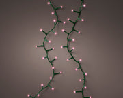 LUCI DI NATALE 1000LED ROSA 2250 CM 8 FUNZIONI