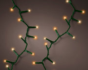 LUCI DI NATALE 1000 LED BIANCO CALDO 2250CM 8 GIOCHI DI LUCE