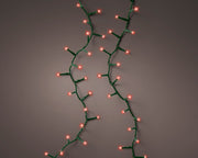 LUCI DI NATALE 1000 LED ROSSO 2250CM 8 GIOCHI DI LUCE