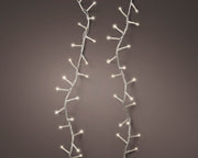 Catena luminosa, 60 metri, 3000LED, 8 giochi di luce e luce bianco caldo.