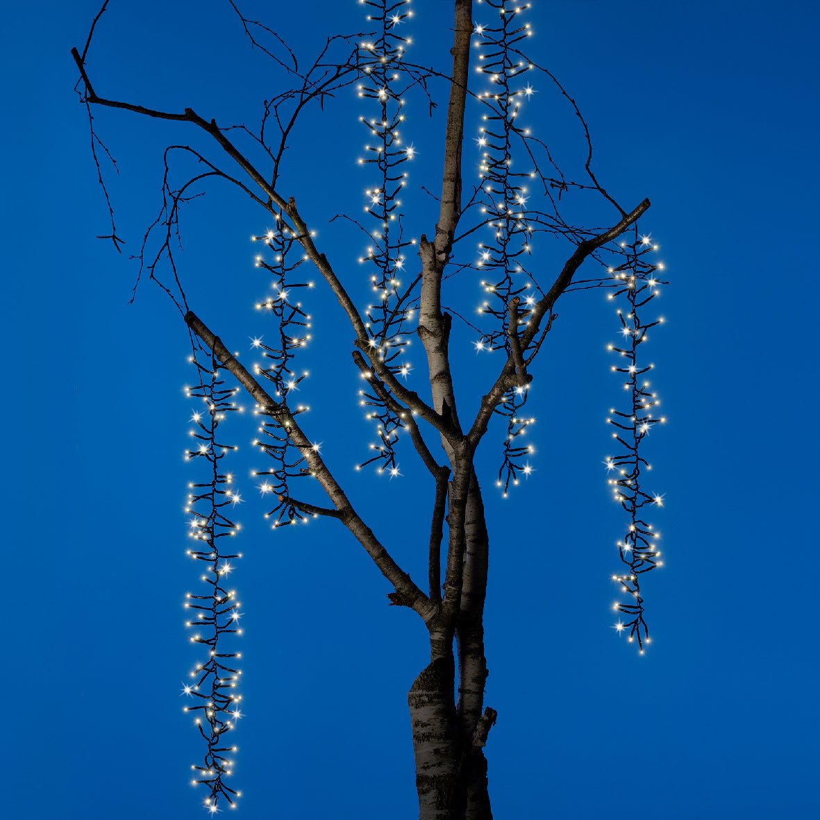 ESTENSIONE CASCATA 480 LED 2MT BIANCO CALDO