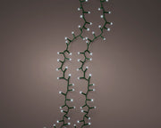 Filo LED compact a batteria lunghezza 1200 cm verde/bianco freddo Peraga Christmas