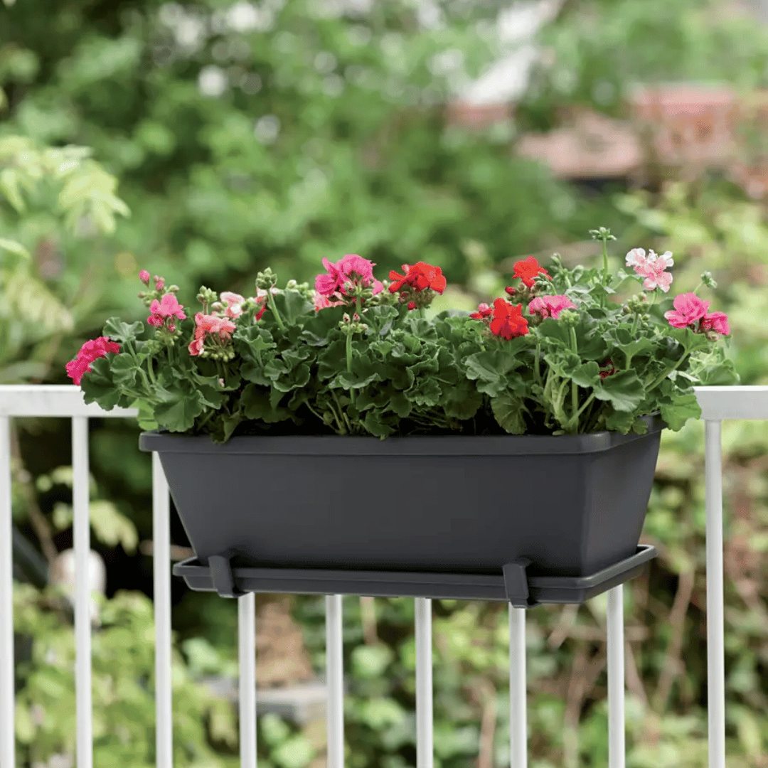 FIORIERA BARCELONA TROUGH 90CM ANTRACITE