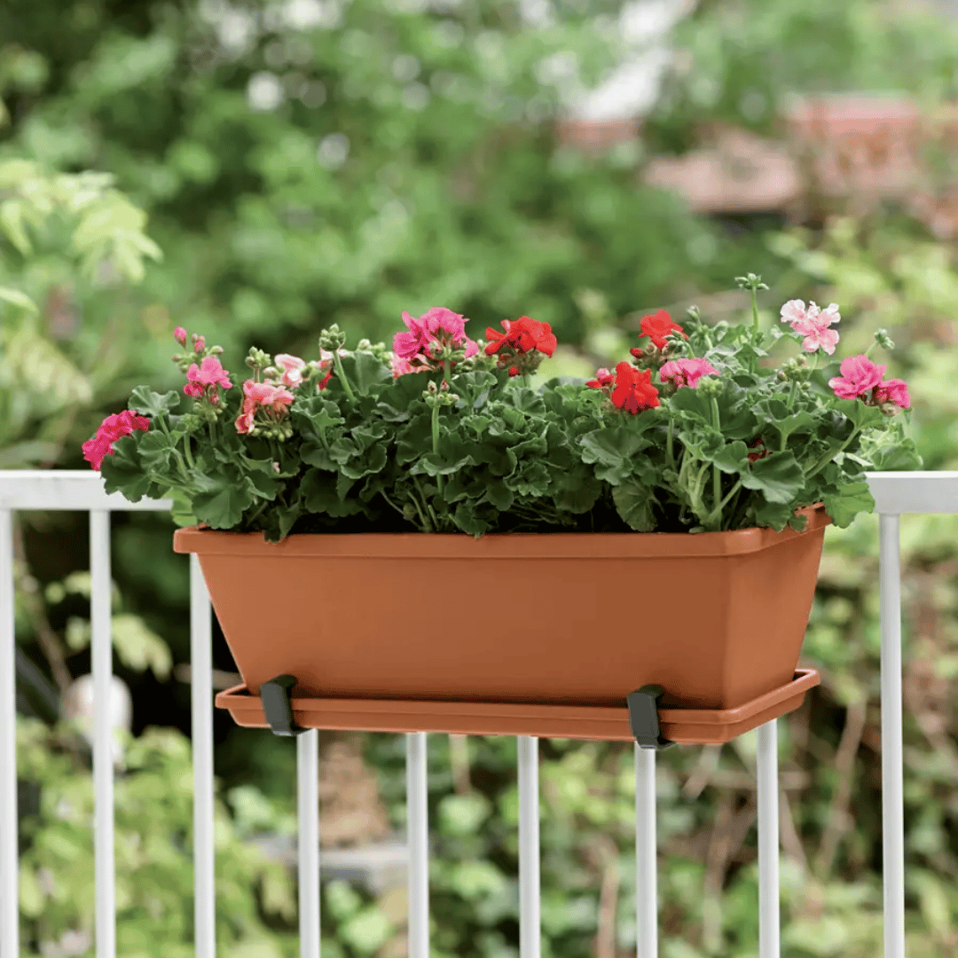 FIORIERA BARCELONA TROUGH 90CM TERRACOTTA