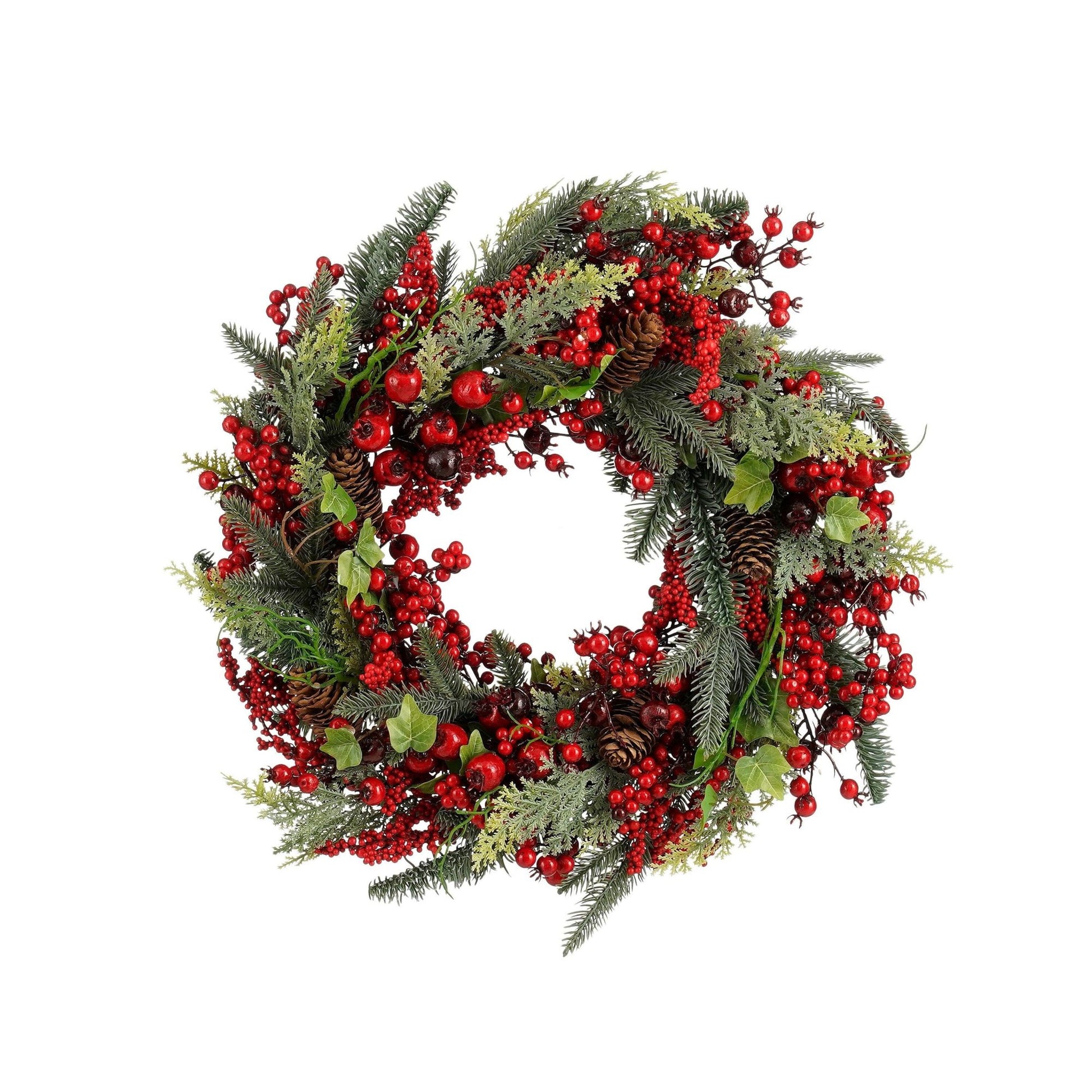 MICA Decorations Ghirlanda Norah 13xD50 cm, rosso/verde