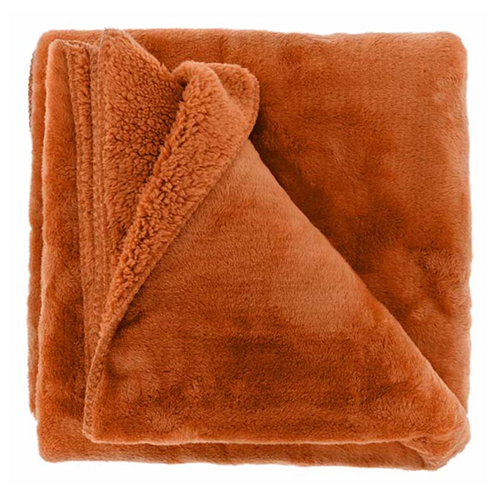 Coperta Torvah 150x200cm Arancione Fiamma