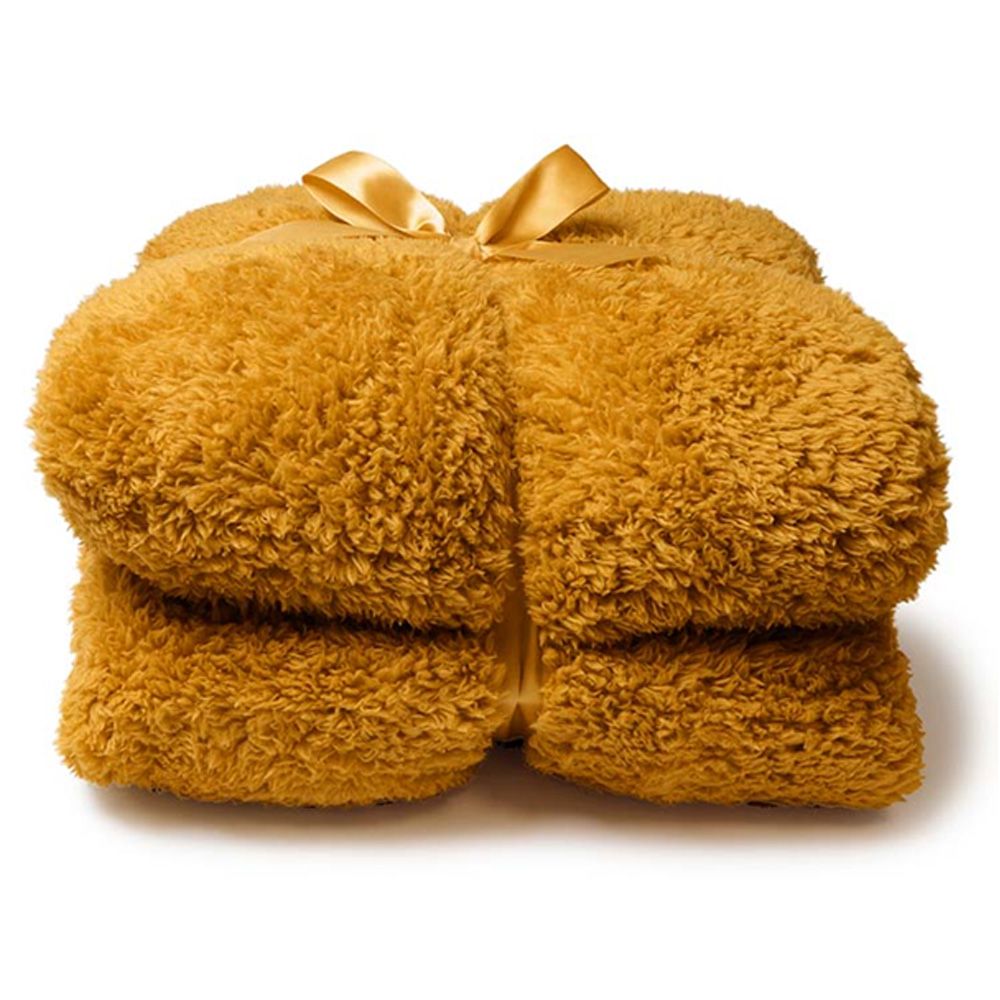 Coperta Teddy 150x200cm Giallo