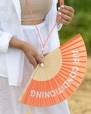 Ventaglio "AIR CONDITIONING" Arancione Fisura