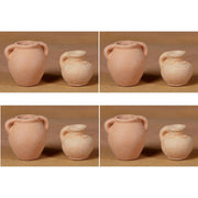 OFFERTA 4 ANFORE COLOR TERRACOTTA CM. 3,5