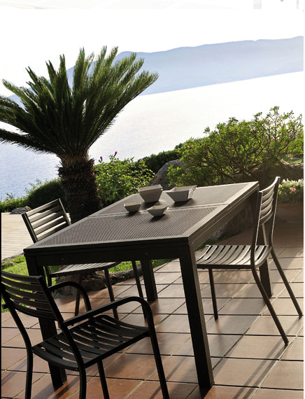 TAVOLO MITO ALLUNGABILE 140/400X110 FERRO ANTICO