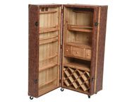 CREDENZA 49X53X125CM IN LEGNO MARRONE