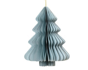 Albero in carta FSC a 40 strati D 30 cm altezza 40 cm azzurro polvere Peraga Christmas