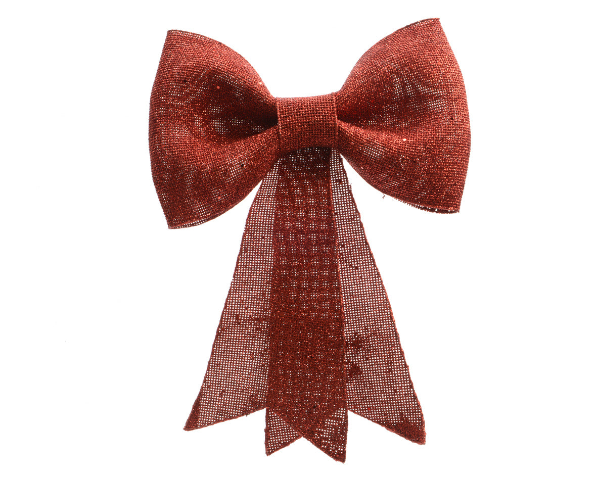 1PZ FIOCCO GLITT DA APP 1PZ 40CM ROSSO