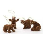 OFFERTA 4 ORSI DA APPENDERE 8CM MARRONE