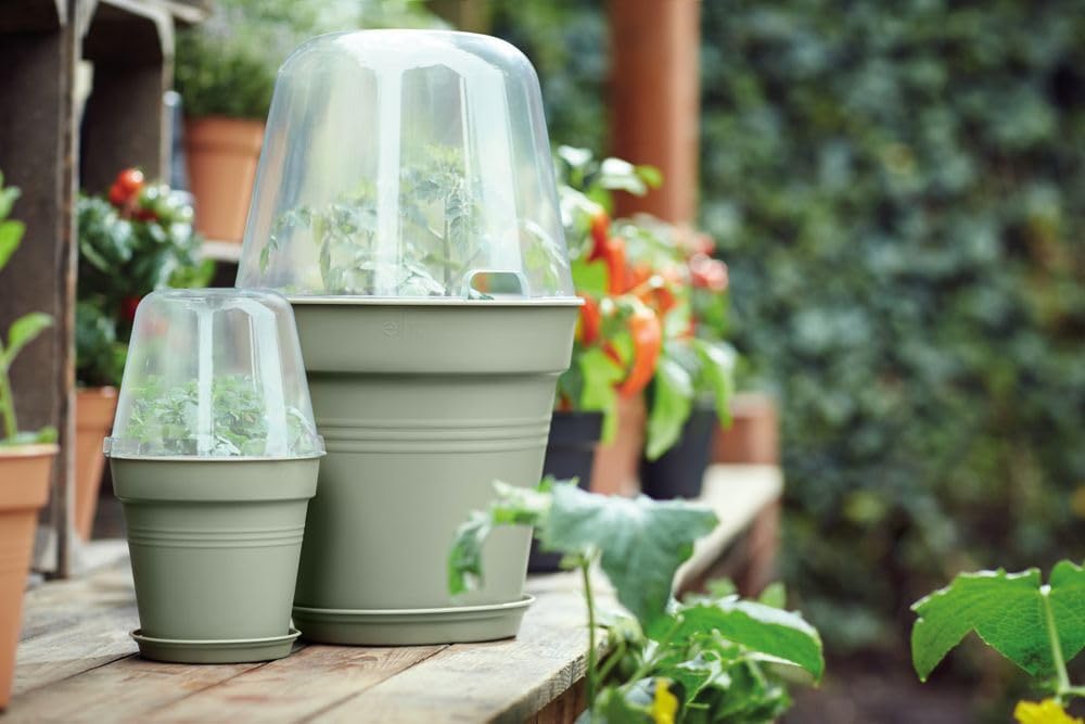 VASO GREEN BASICS GROWPOT 30CM VERDE PIETRA