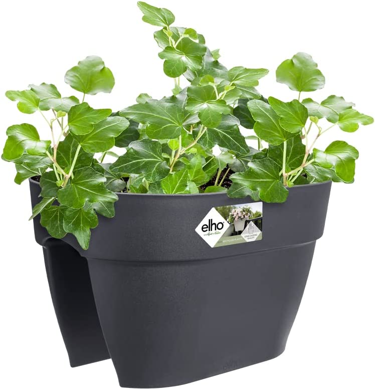 VASO VIBIA CAMPANA FLOWER BRIDGE 40CM ANTRACITE