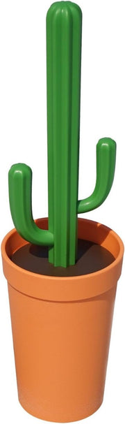 SCOPINO WC CACTUS ARANCIONE-VERDE