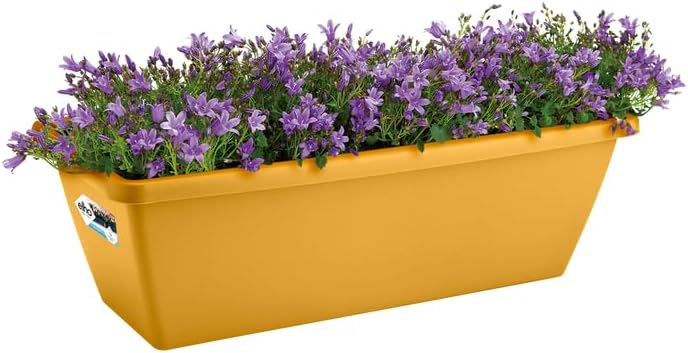 VASO FIORIERA BARCELONA TROUGH 40CM HONEY YELLOW