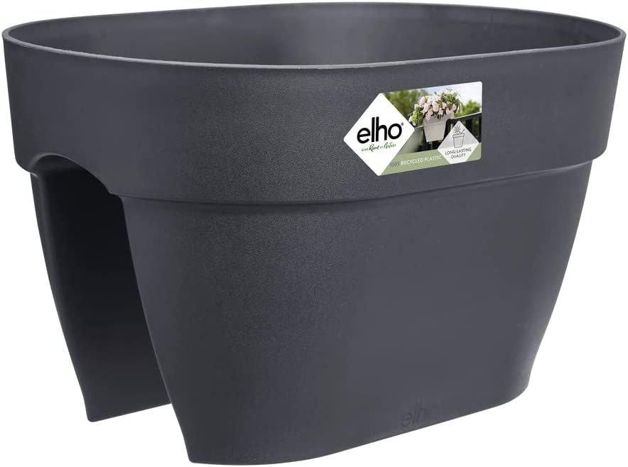 VASO VIBIA CAMPANA FLOWER BRIDGE 40CM ANTRACITE