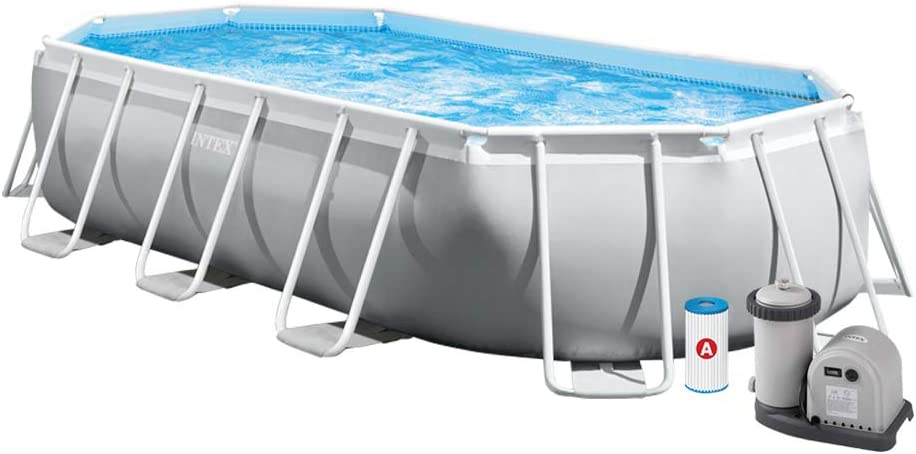 PISCINA OVALE PRISMA FRAME 503X274X122 CON POMPA FILTRO
