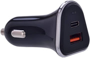 CARICATORE RAPIDO PER AUTO 18W PRESA ACCENDISIGARI USB TYPE-C