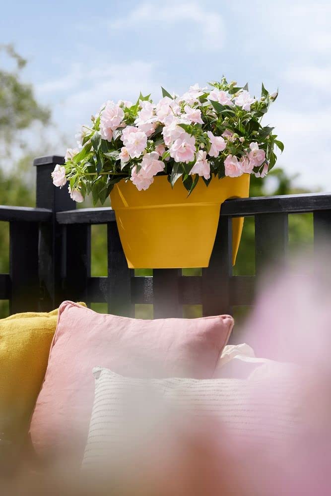 VASO VIBIA CAMPANA FLOWER BRIDGE 40CM HONEY YELLOW