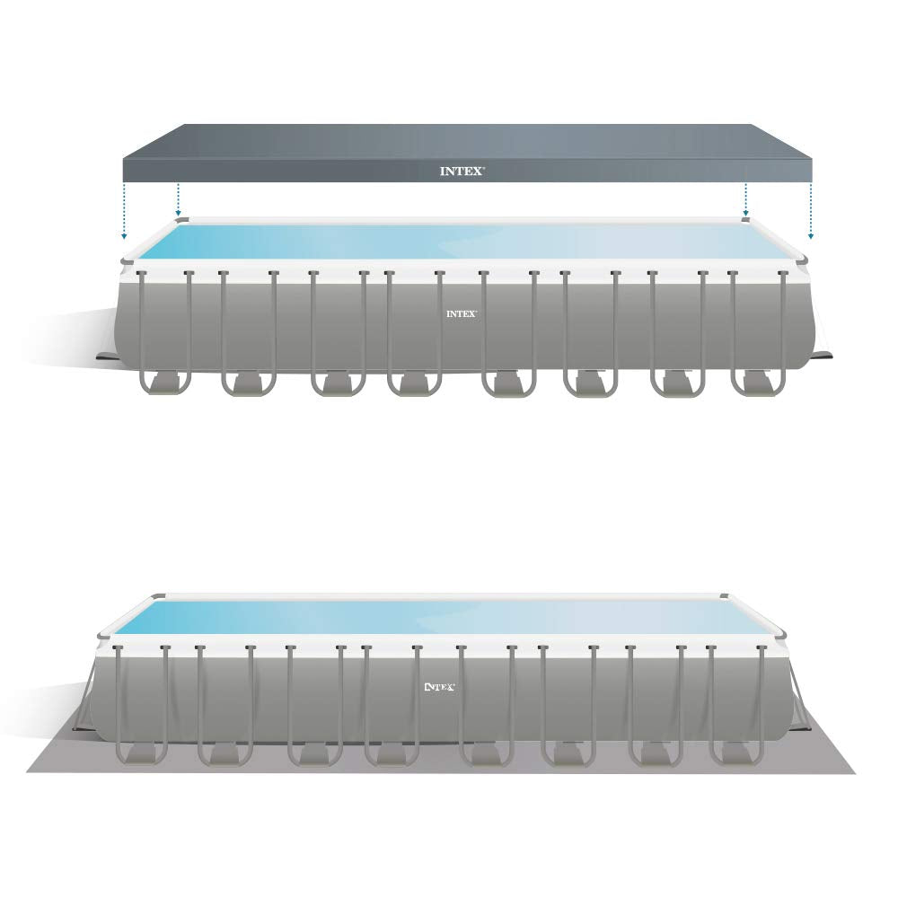 PISCINA ULTRA FRAME CM 975X488X132 RETTANGOLARE CON POMPA E ACCESSORI