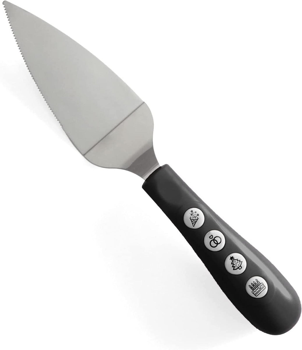 COLTELLO DA TORTA MUSICALE NERO