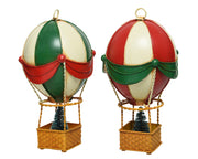 1 MONGOLFIERA CON PINO 12,50X24CM MODELLO A SCELTA